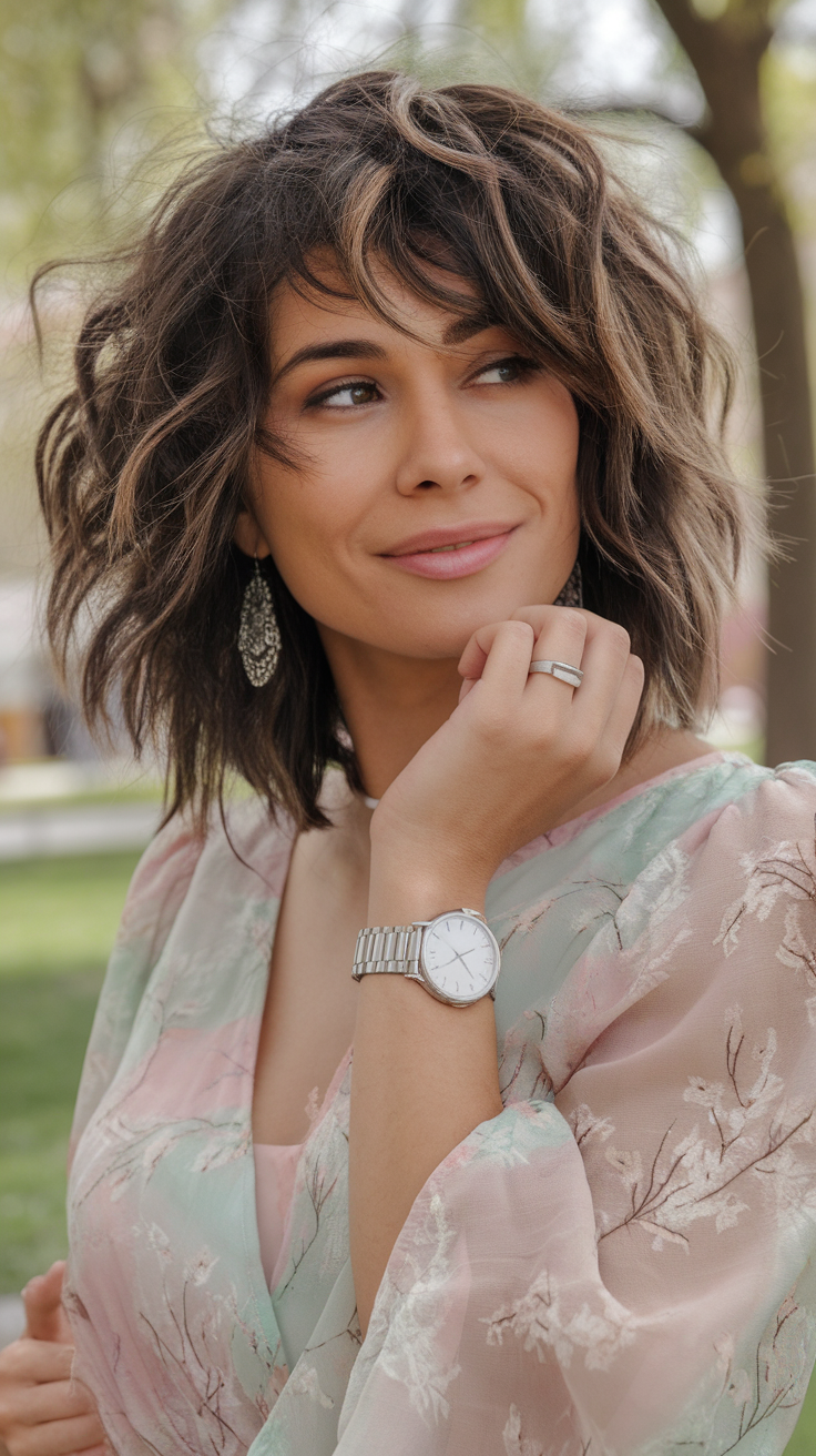 Short Curly Hair with Layers for Women in 2025