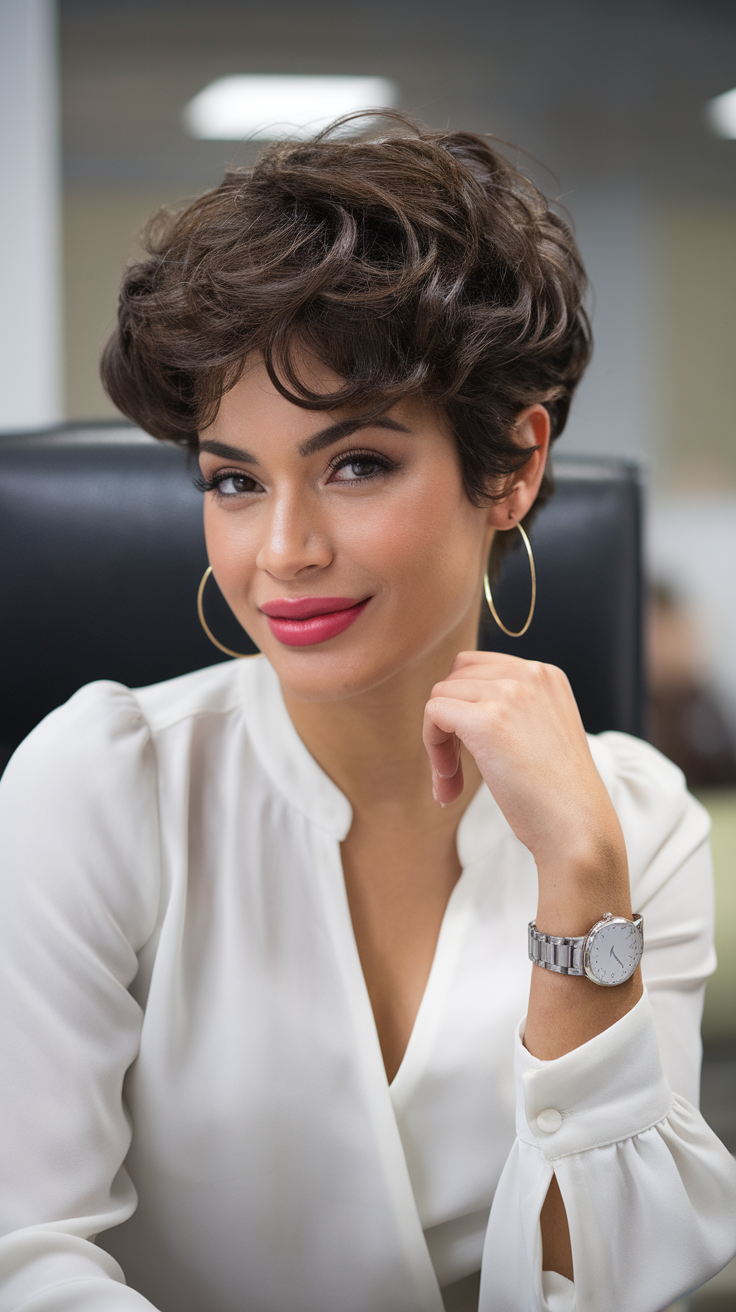 Short Curly Hair with Layers for Women in 2025