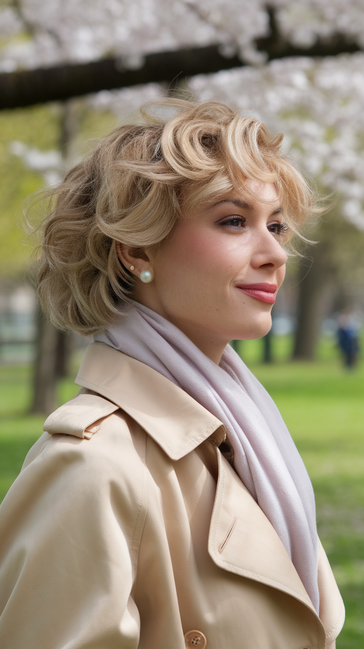Short Curly Hair with Layers for Women in 2025