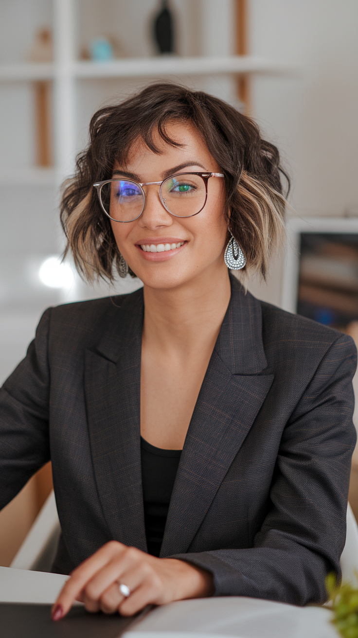 Short Curly Hair with Layers for Women in 2025