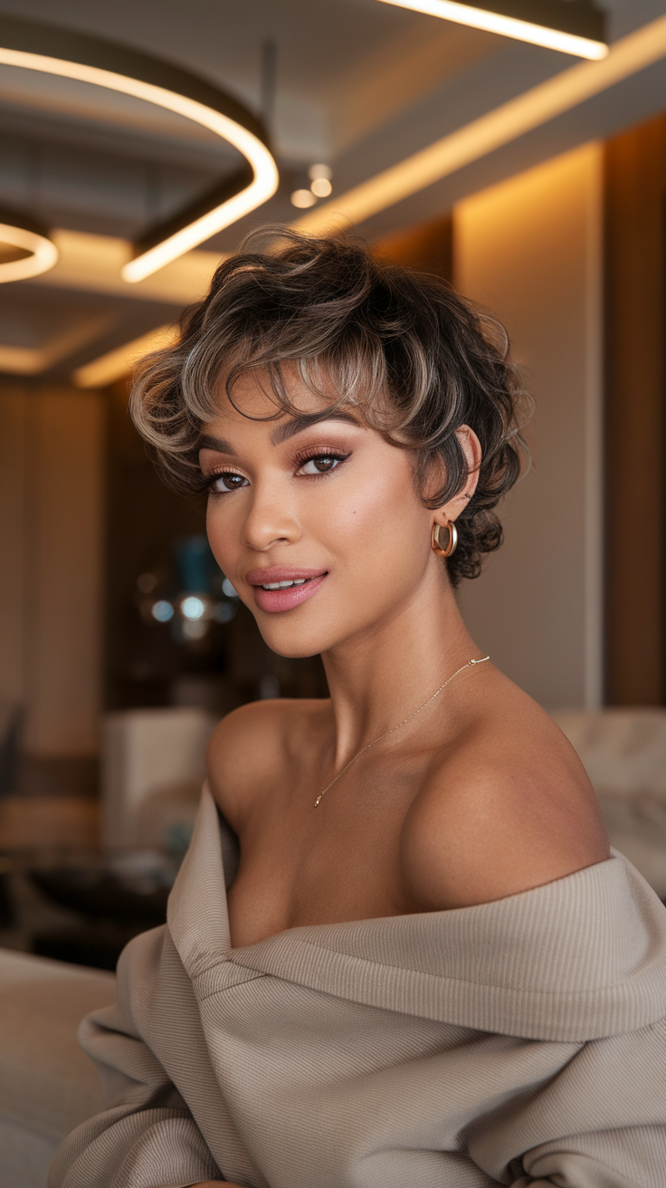 Short Curly Hair with Layers for Women in 2025
