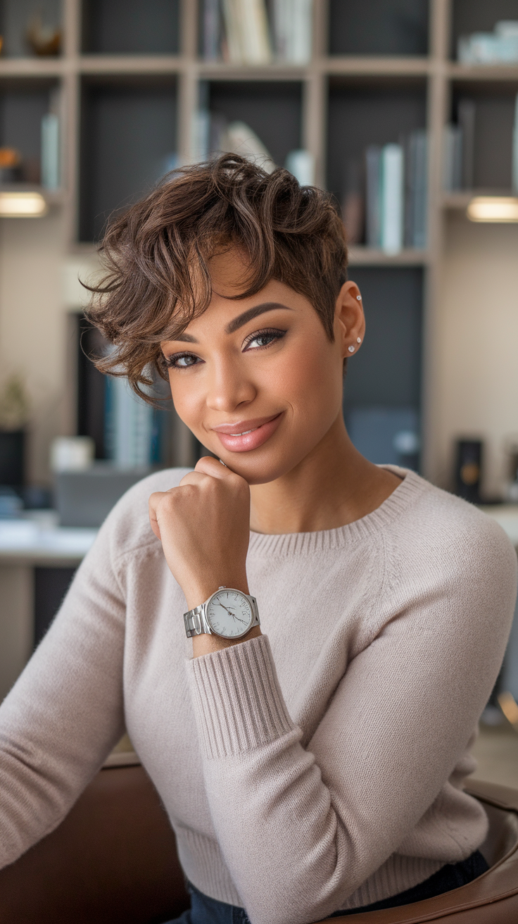 Short Curly Hair with Layers for Women in 2025