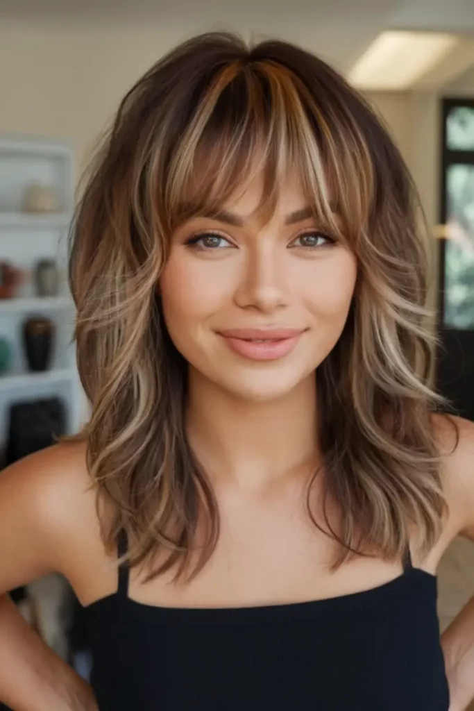 Mid-Length Haircut – Summer Ideas 2025: Layered Hair Inspiration