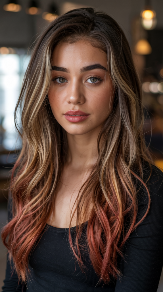 Summer Hair Color Ideas for Brunettes 2025: Caramel Accents