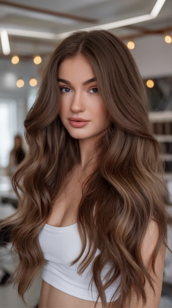 Summer Hair Color Ideas for Brunettes 2025: Caramel Accents