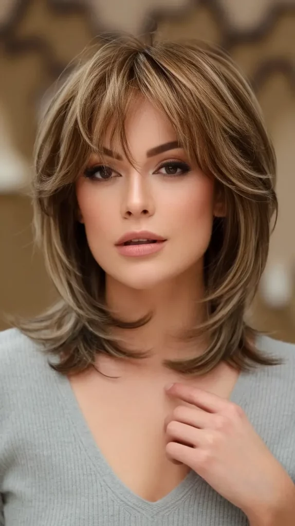 Mid-Length Haircut – Summer Ideas 2025: Layered Hair Inspiration