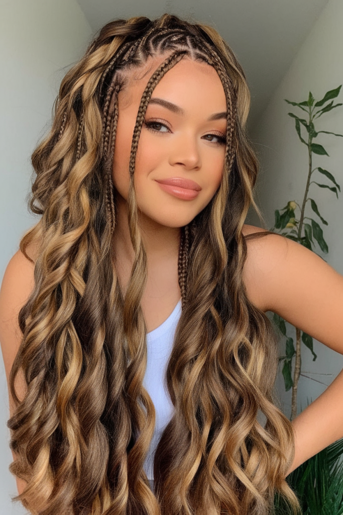 Summer Hair Color Ideas for Brunettes 2025: Caramel Accents