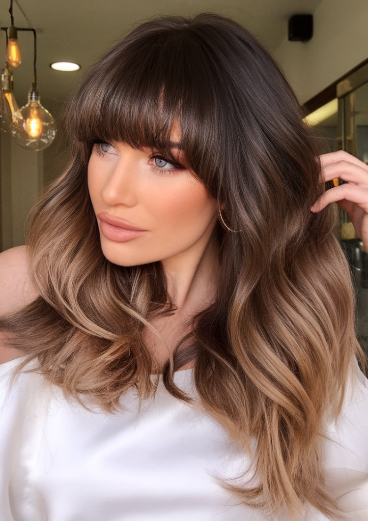 Summer Hair Color Ideas for Brunettes 2025: Caramel Accents
