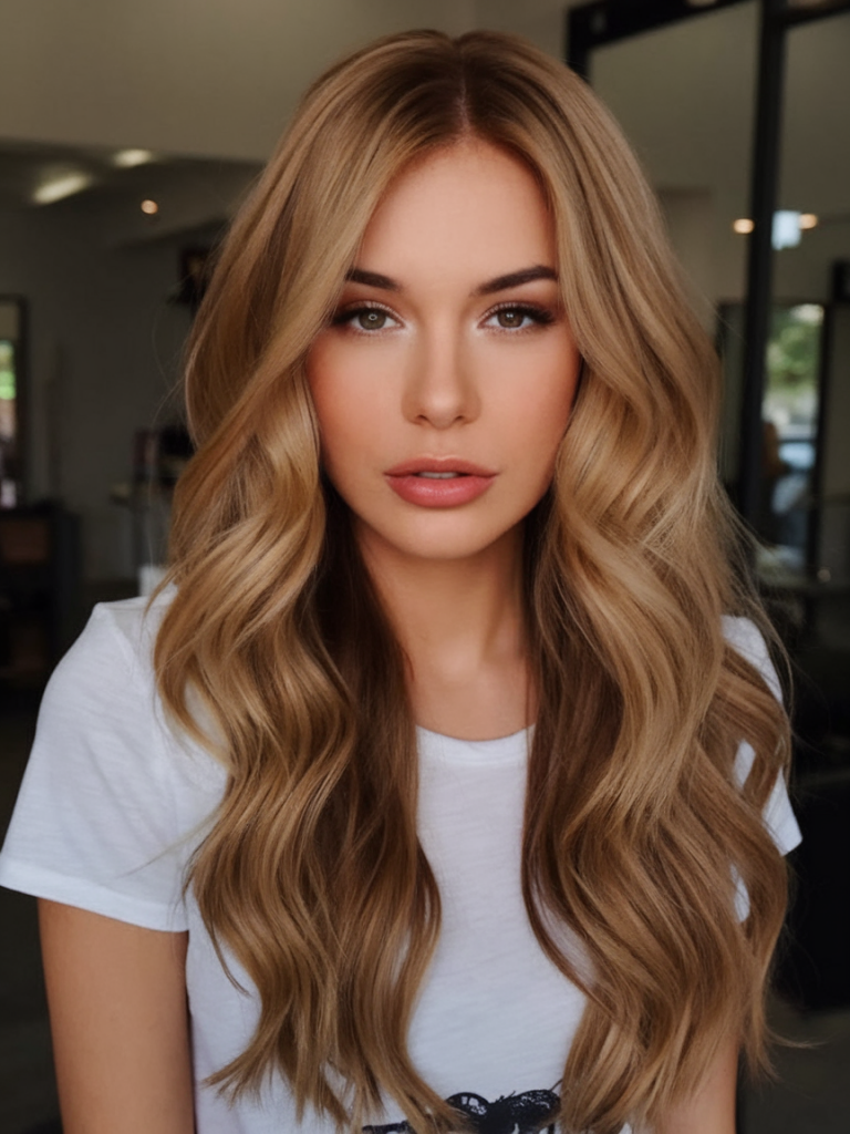 Summer Hair Color Ideas for Brunettes 2025: Caramel Accents