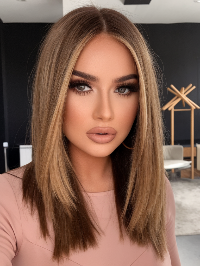 Summer Hair Color Ideas for Brunettes 2025: Caramel Accents