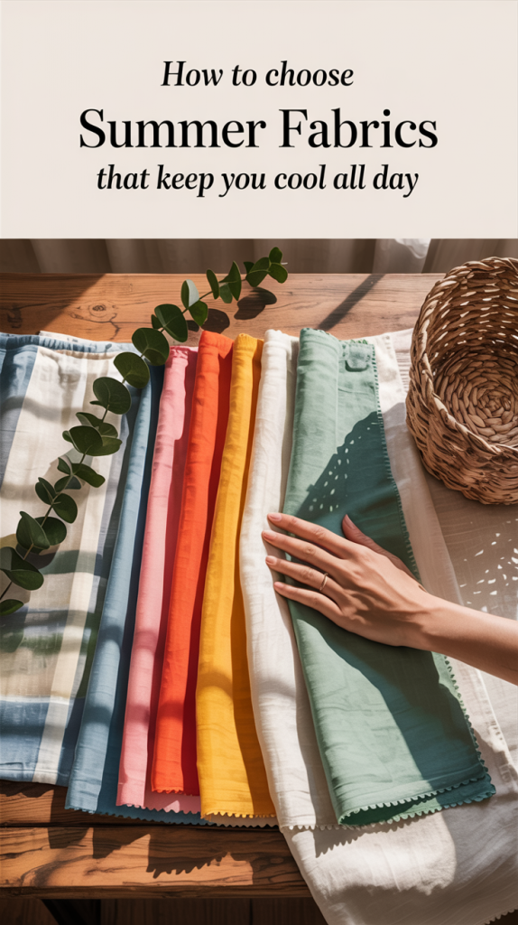 How to Choose Summer Fabrics That Keep You Cool All Day – 2025 Guide