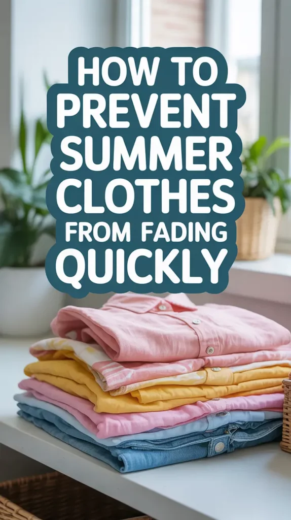 How to Prevent Summer Clothes from Fading in 2025