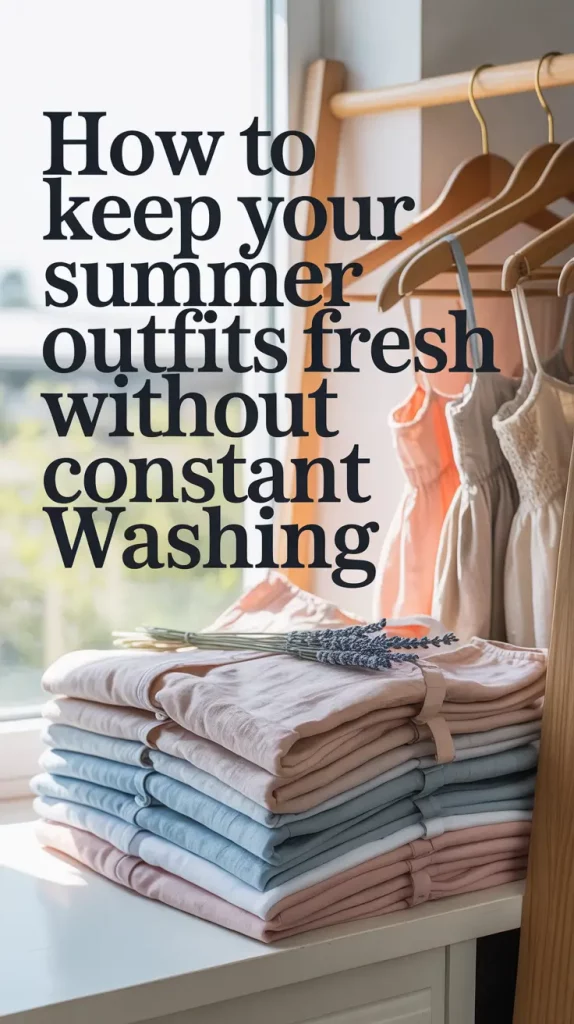 How to Keep Your Summer Outfits Fresh Without Constant Washing