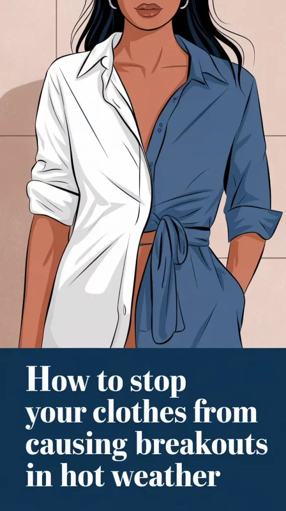 How to Stop Your Clothes from Causing Breakouts in Hot Weather