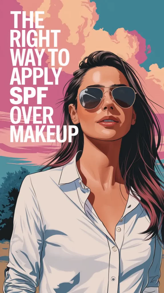 Apply SPF Over Makeup the Right Way in Summer 2025