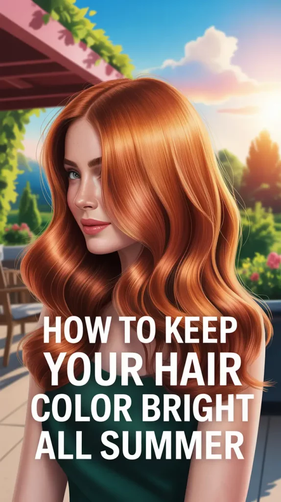 How to Keep Your Hair Color Bright All Summer