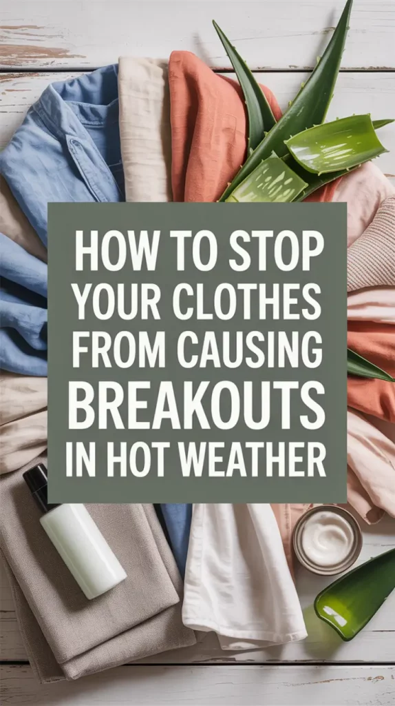 How to Stop Your Clothes from Causing Breakouts in Hot Weather