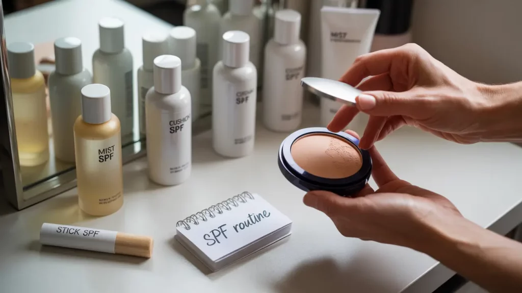 Apply SPF Over Makeup the Right Way in Summer 2025