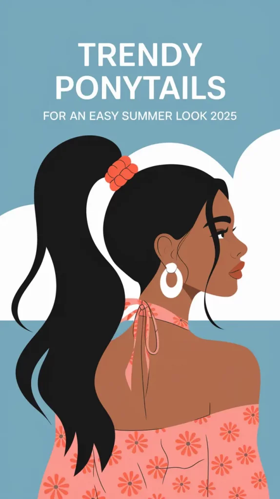 Trendy Ponytails for an Easy Summer Look 2025