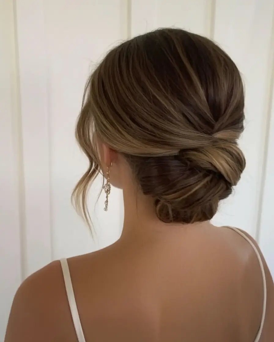 Beautiful Natural Hairstyles - Summer 2025 Inspo! Polished Low Bun with Soft Side Pieces