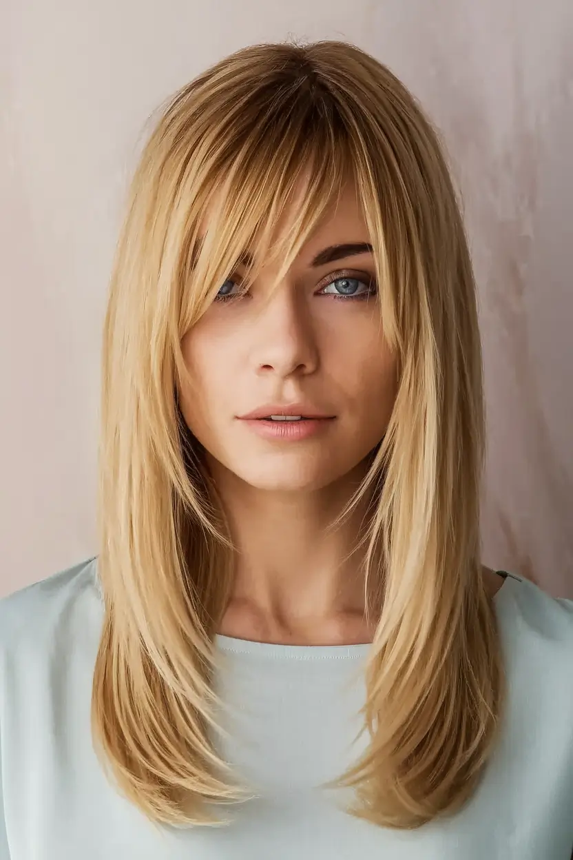 Beautiful Natural Hairstyles - Summer 2025 Inspo! Textured Layers with Light Curtain Bangs