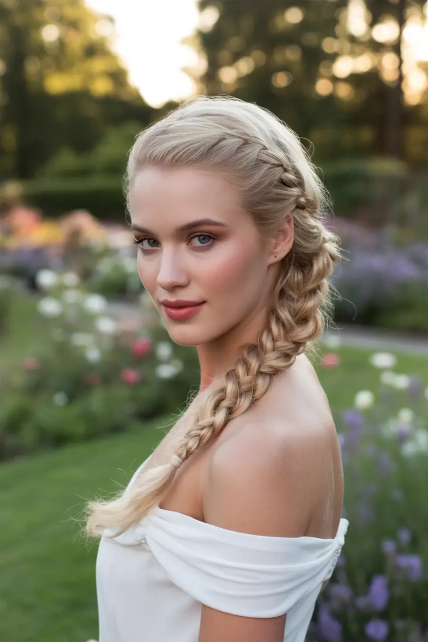 Easy Summer Hairstyles 2025 - Quick Looks You'll Love Romantic French Side Braid