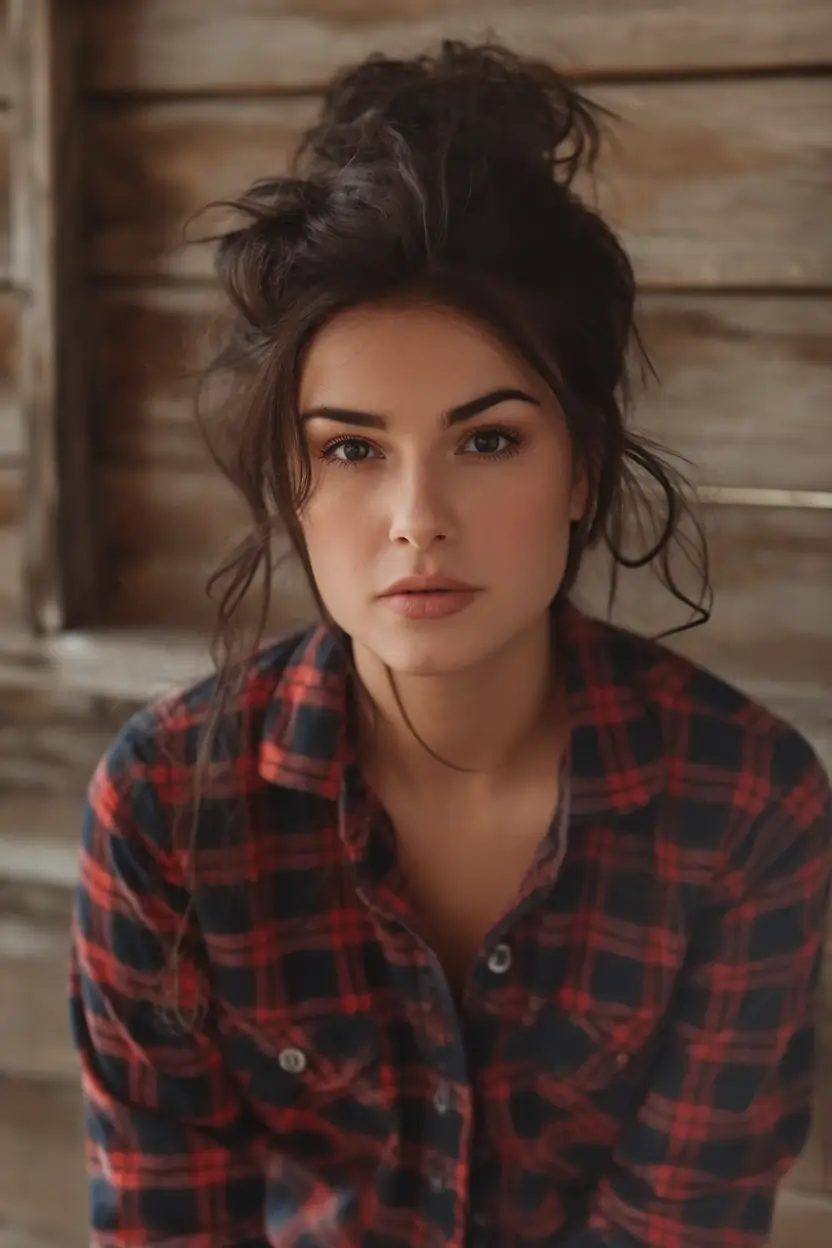 Effortless Summer Hairstyles 2025 Messy Summer Bun