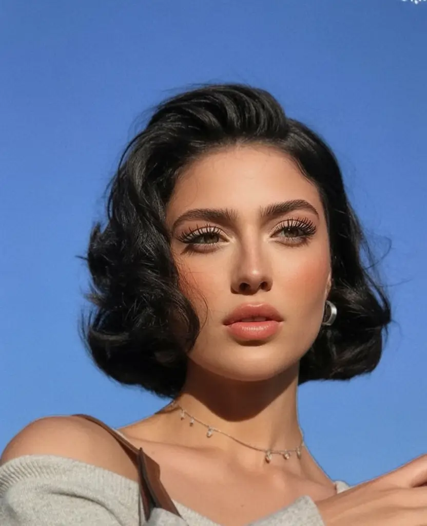 Fresh Inspiration Short Summer Haircut 2025 Retro Waves With Glossy Structure