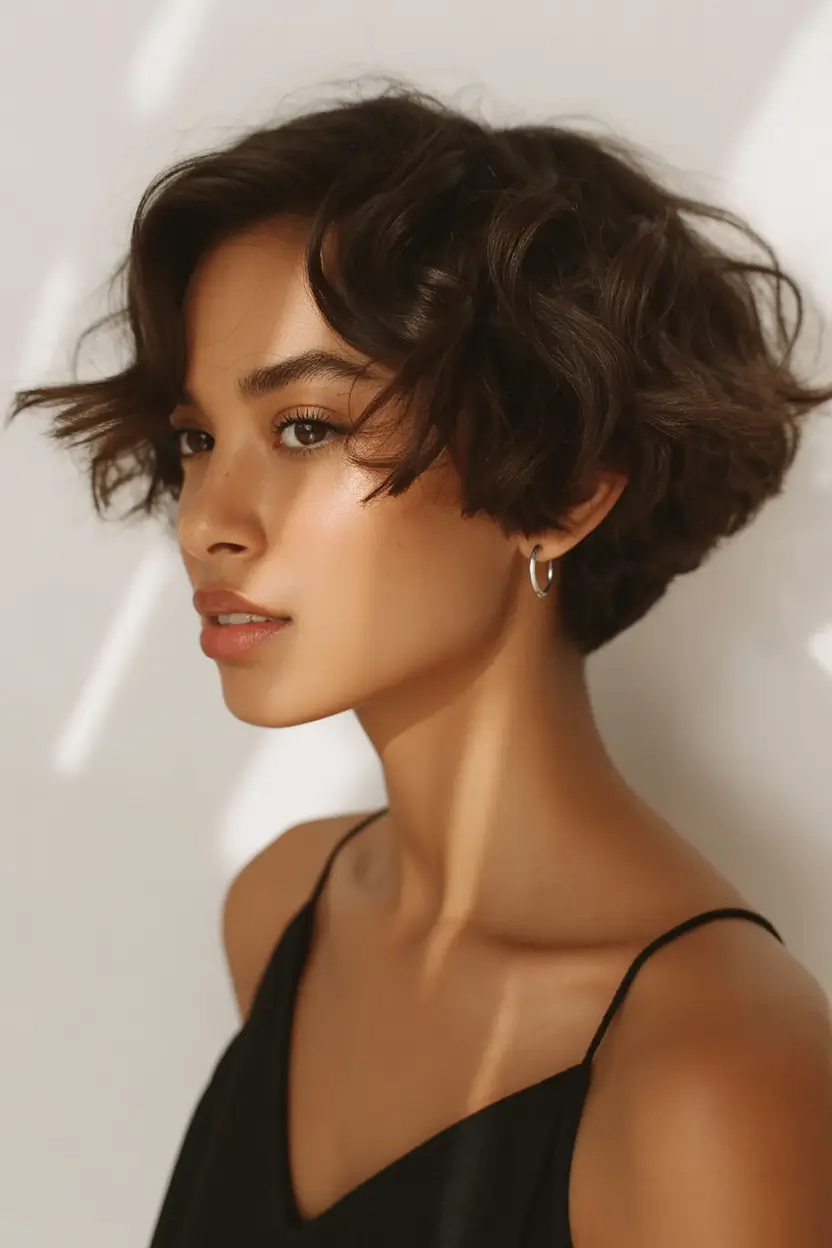 Fresh Inspiration Short Summer Haircut 2025 Soft Brunette Bob With Whispered Waves