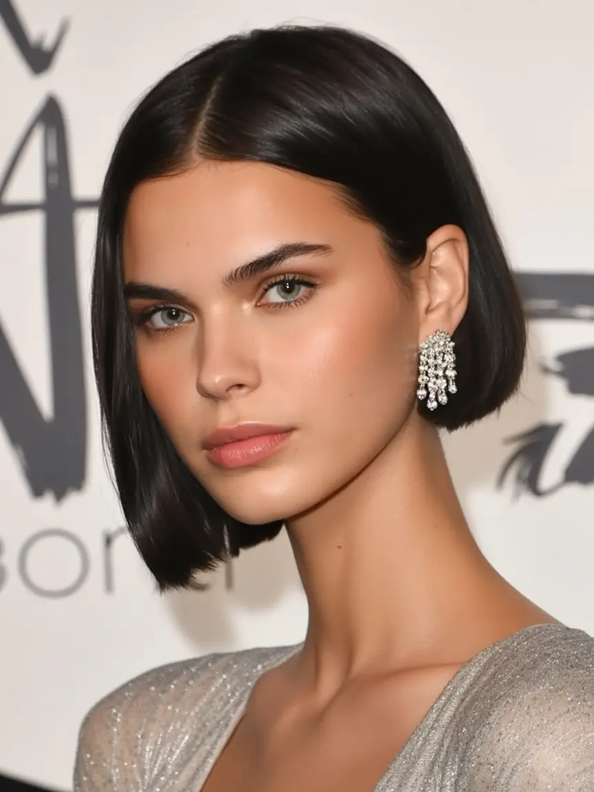 Fresh Inspiration Short Summer Haircut 2025 Chic Glass Bob with a Glossy Finish