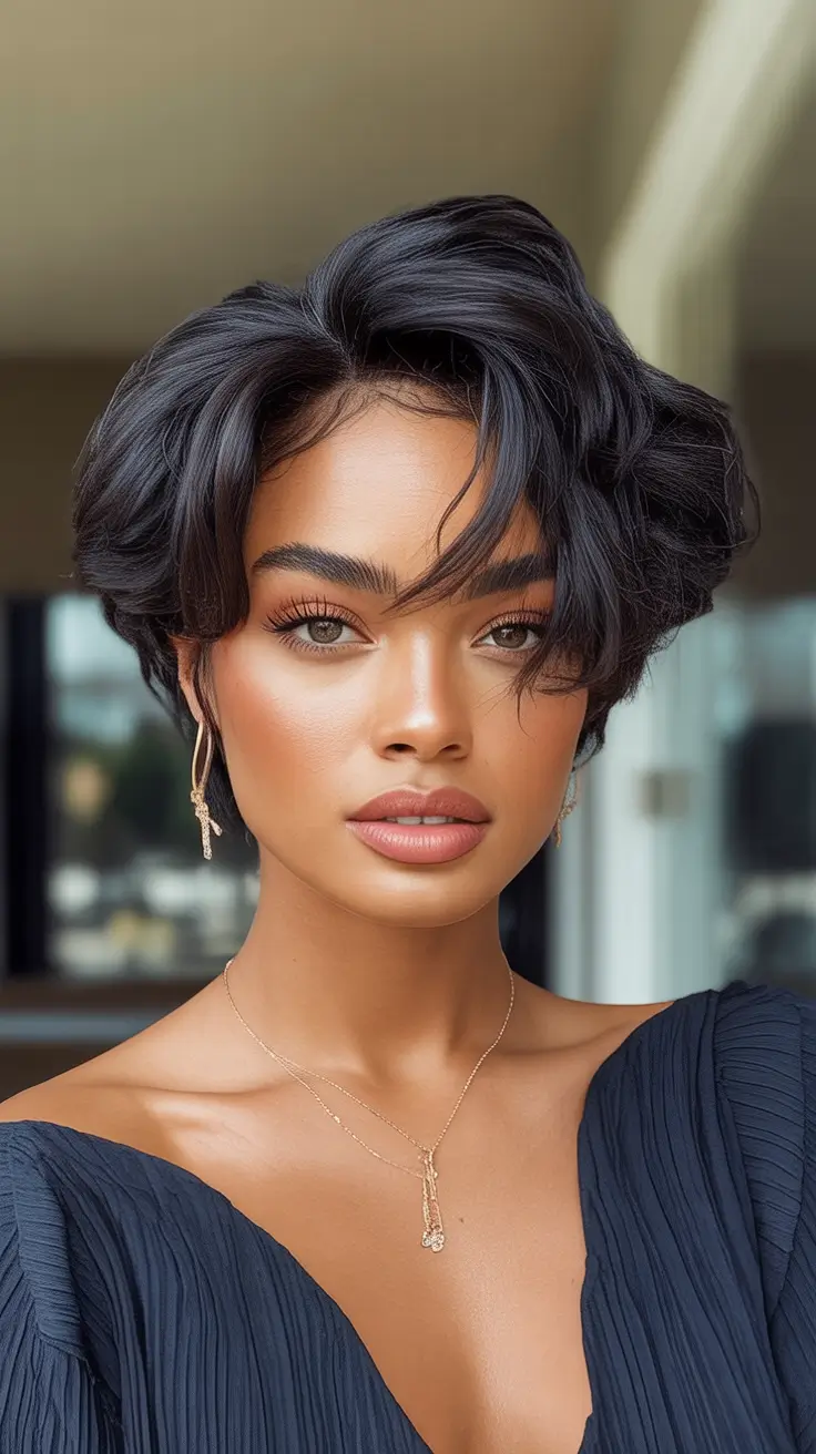 Fresh Inspiration Short Summer Haircut 2025 Romantic Tapered Pixie with Tousled Waves