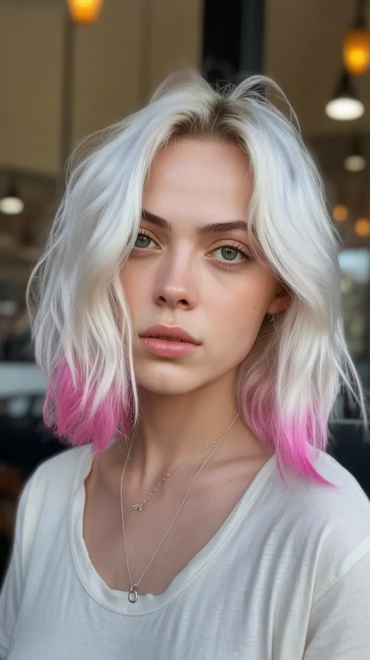 fresh shades summer ombre hair color ideas 2025 Barbiecore But Make It Chill