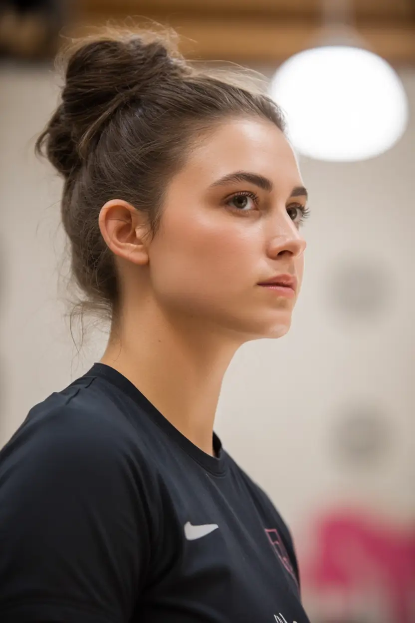 Practical Summer Swimming Hairstyles 2025 Sporty Sleek High Bun