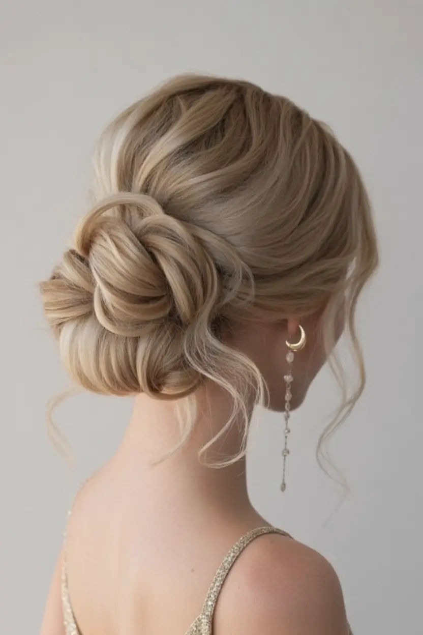 Quick Styles Summer Simple Hairstyle 2025 Elegant Rosette Low Bun With Romantic Volume