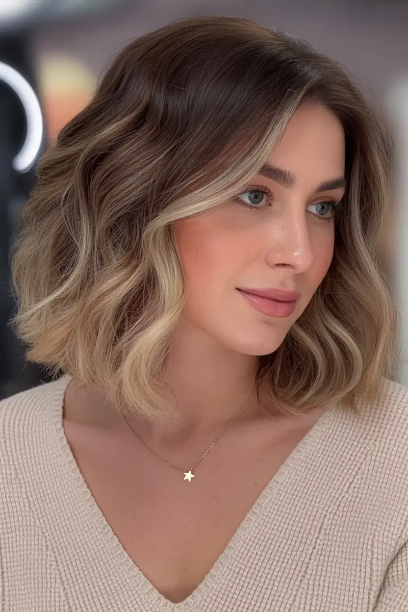 Sun-Kissed Highlight Ideas for Brunettes - Summer 2025! Face-Framing Vanilla Cream Highlights