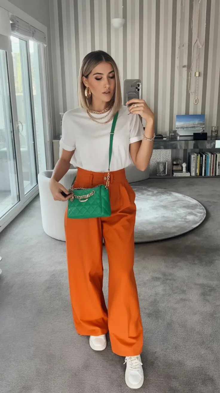 wardrobe ideas for july 2025 Bold Hues Everyday Staples