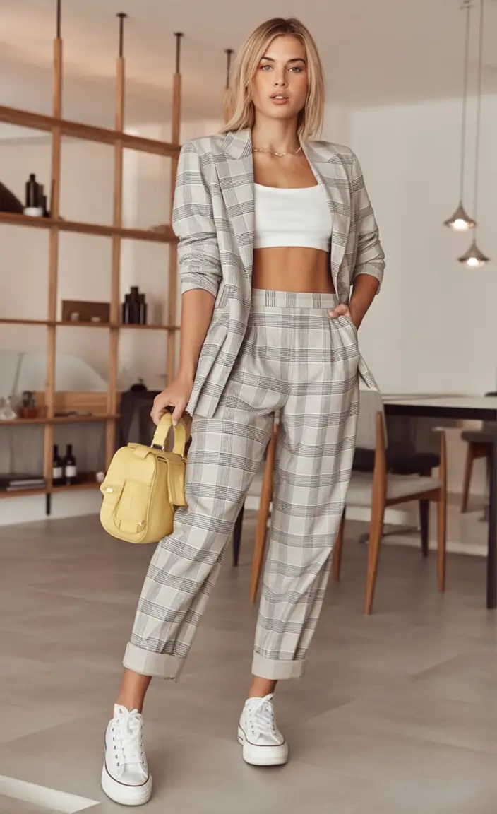 wardrobe ideas for july 2025 Blazer Reboot with Cropped Confidence