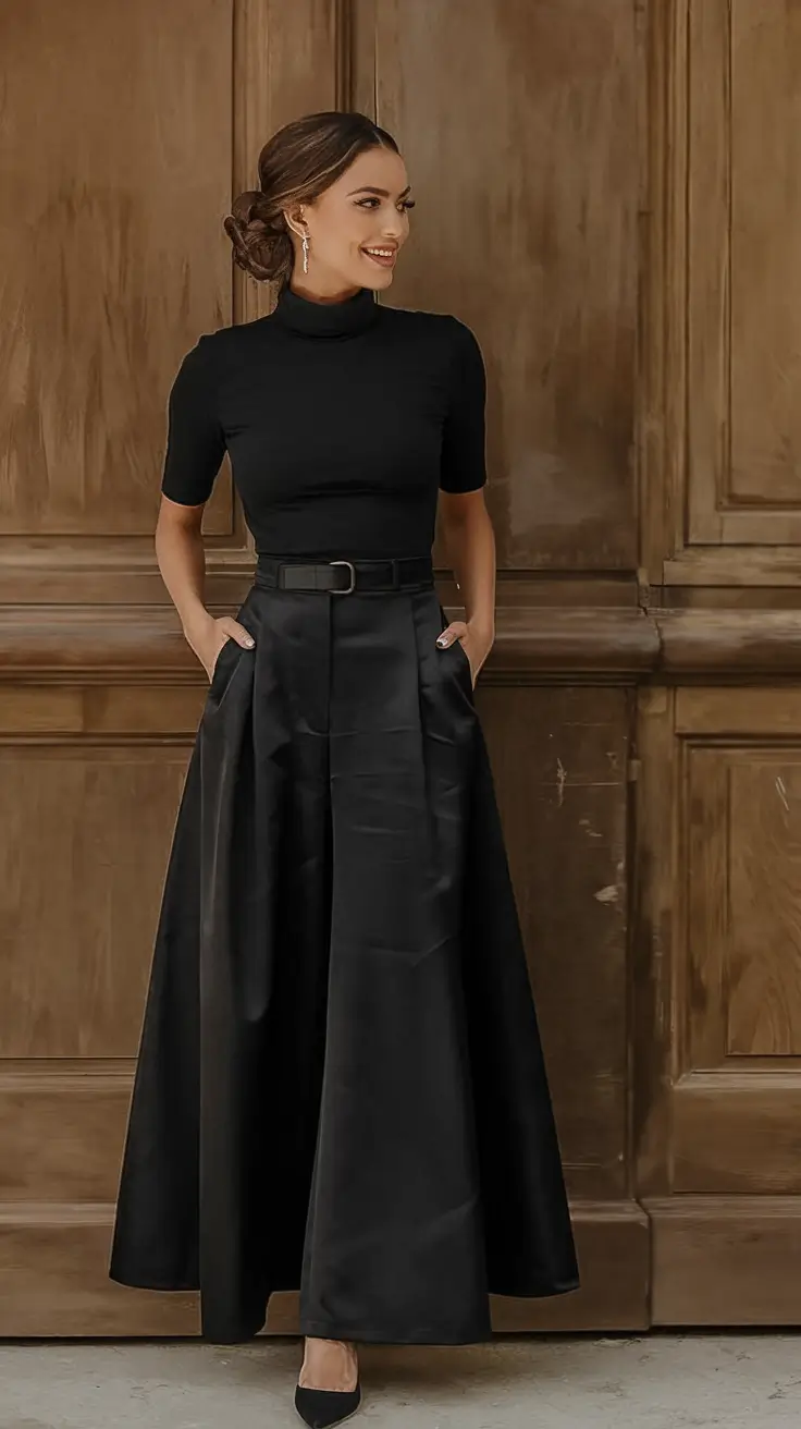 wardrobe ideas for june 2025 Modern Noir Elegance