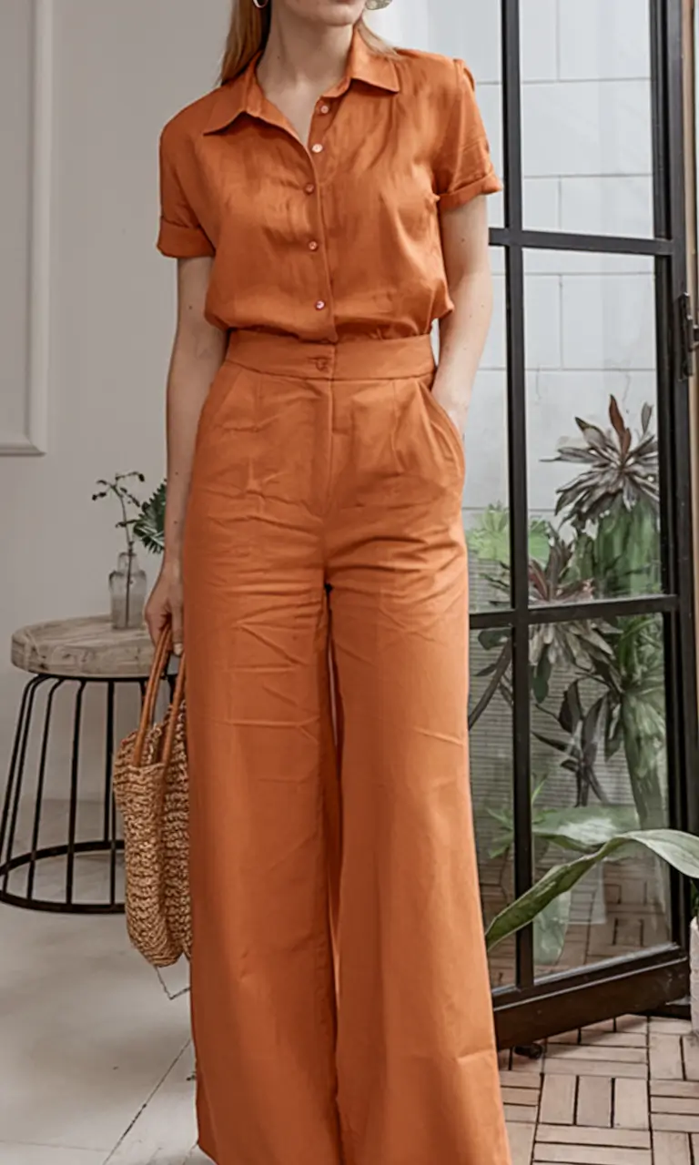 wardrobe ideas for june 2025 Sun-Kissed Terracotta Set