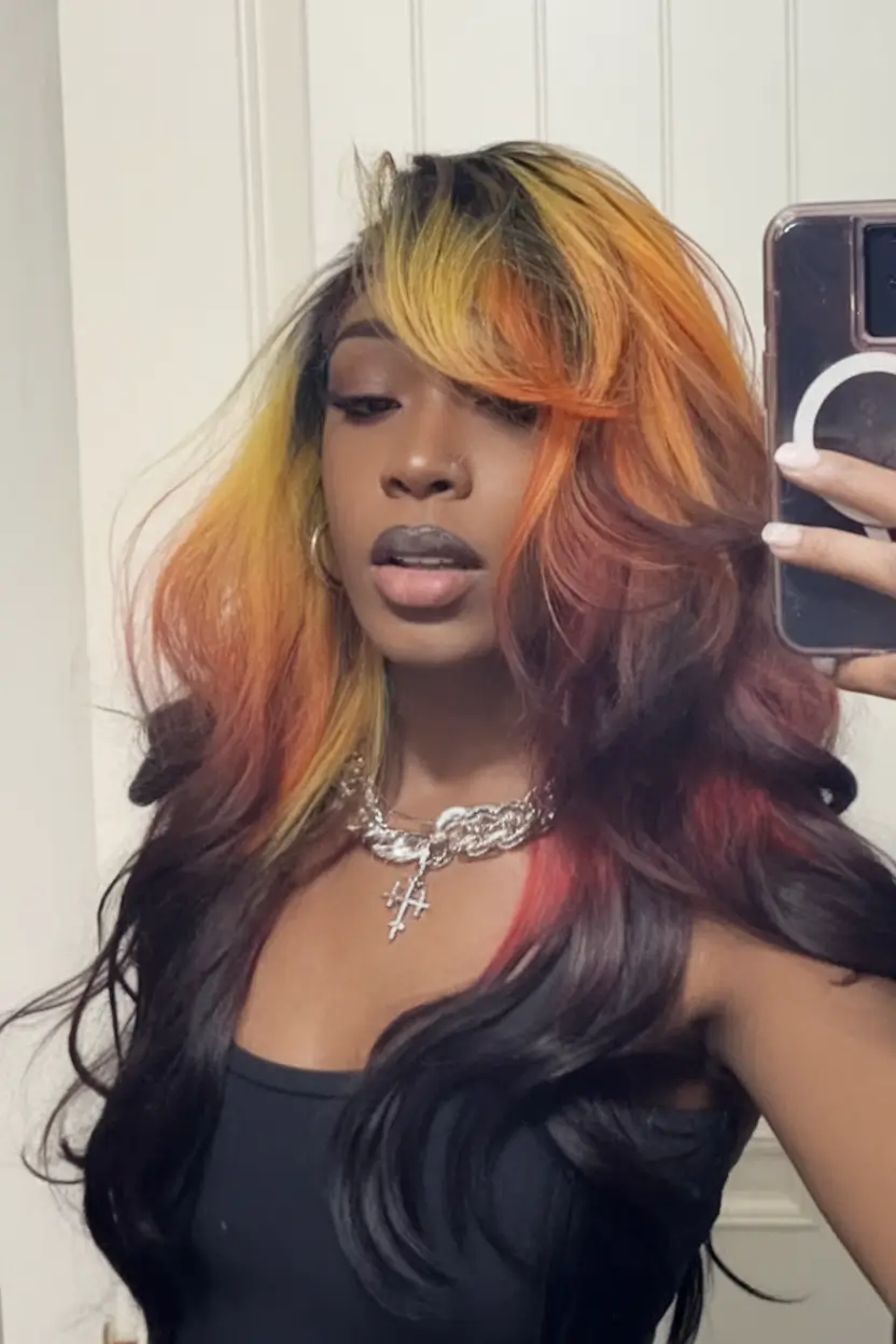 Wigs Hairstyle Summer 2025: Stylish Inspiration Sunset Tones and Full Volume Drama