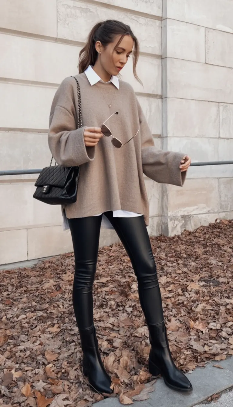 Autumn Fashion outfits for 2025 Oversized Elegance with Edge