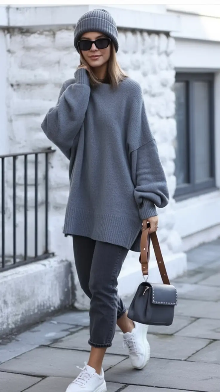 Autumn Fashion outfits for 2025 All-Grey No Boredom