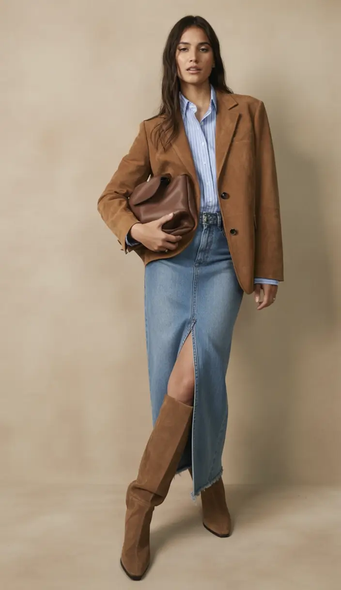 Autumn Fashion outfits for 2025 Elevated Neutrals with Western Energy