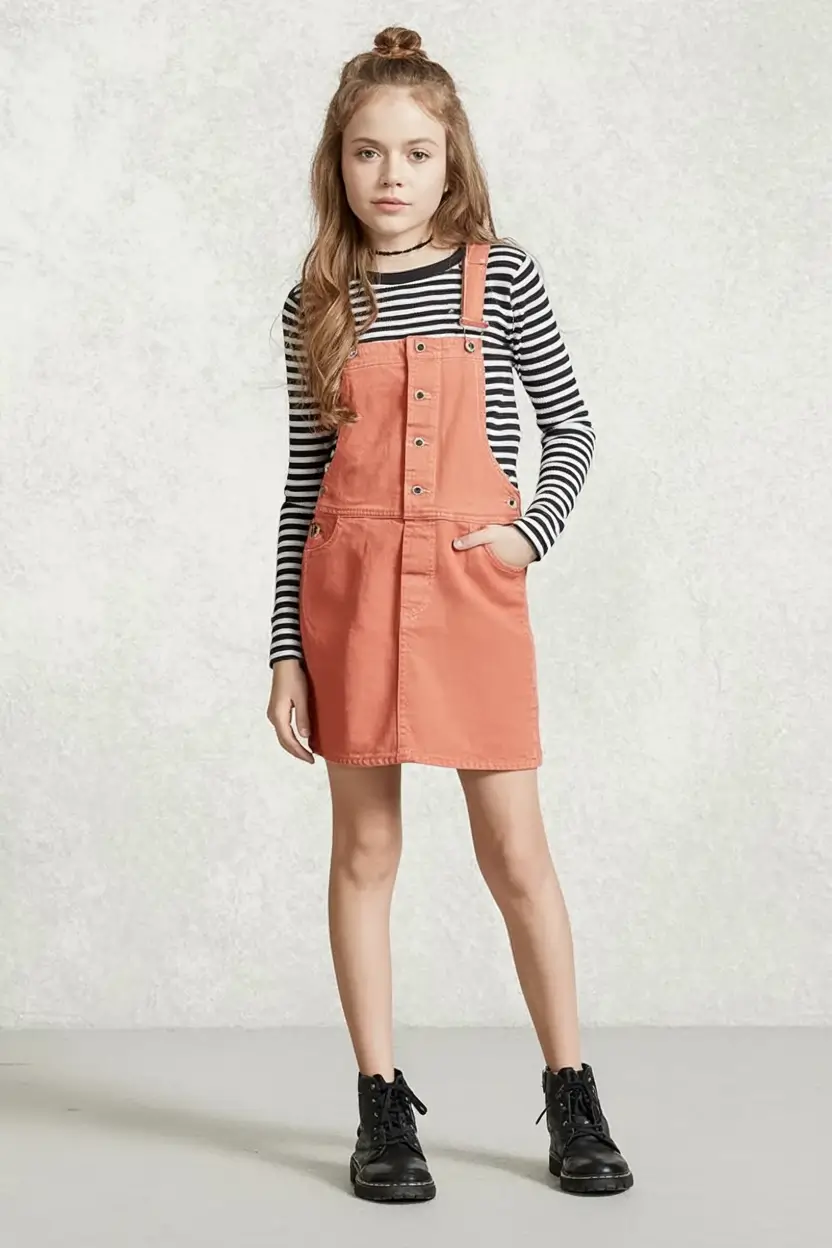 back to school outfits ideas 2025 Retro Denim Meets Street Style Cool