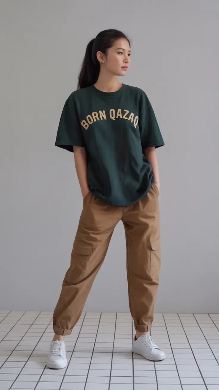 back to school outfits ideas 2025 Classic Graphic Tee with a College-Girl Twist