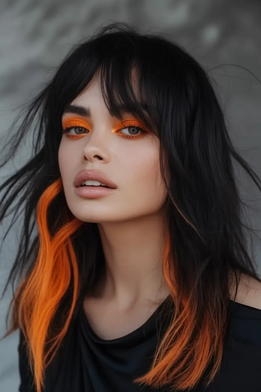 Best Fall Brown Hair Colors to Try in 2025 Fiery Fringe Meets Burnt Maple Ends