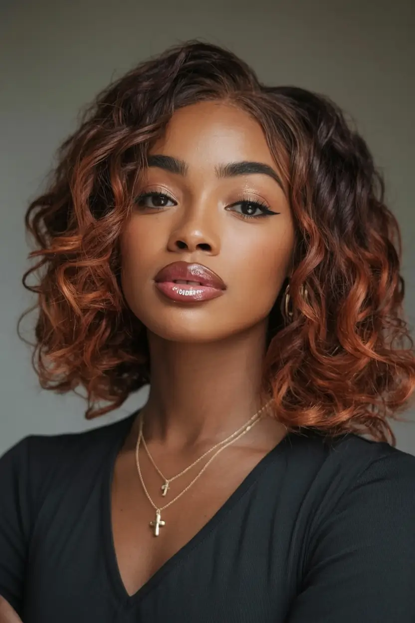 Best Fall Brown Hair Colors to Try in 2025 Glossy Chestnut Curls with Dimensional Depth
