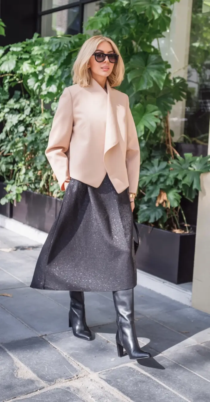 Business casual outfits ideas for fall 2025 Sculpted Contrast and Luxe Simplicity