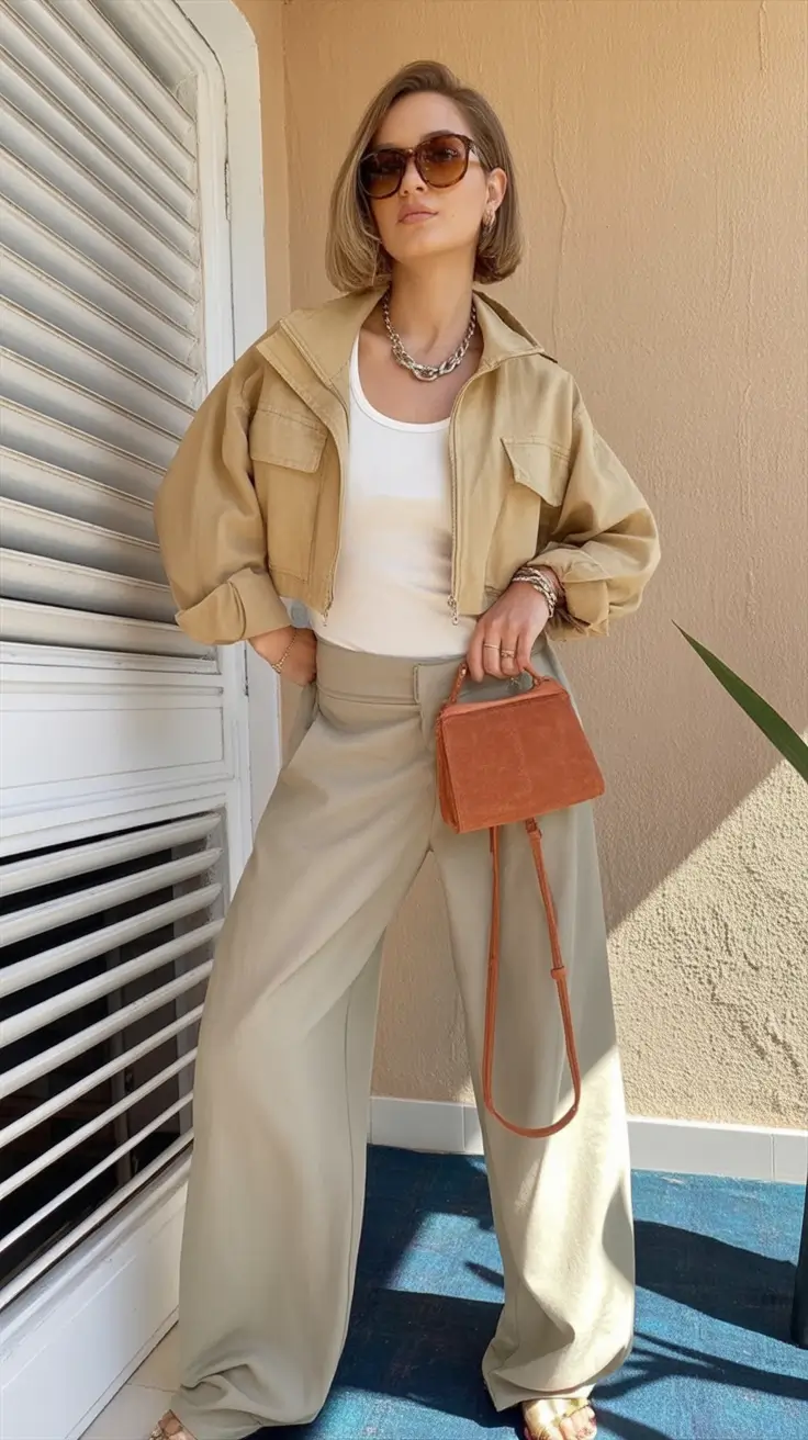 Business casual outfits ideas for fall 2025 Casual Neutrals with Structure