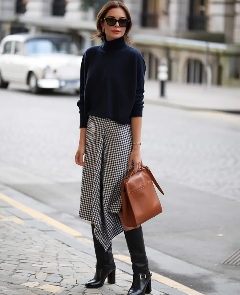 Business casual outfits ideas for fall 2025 Fall Street Charm with a Twist